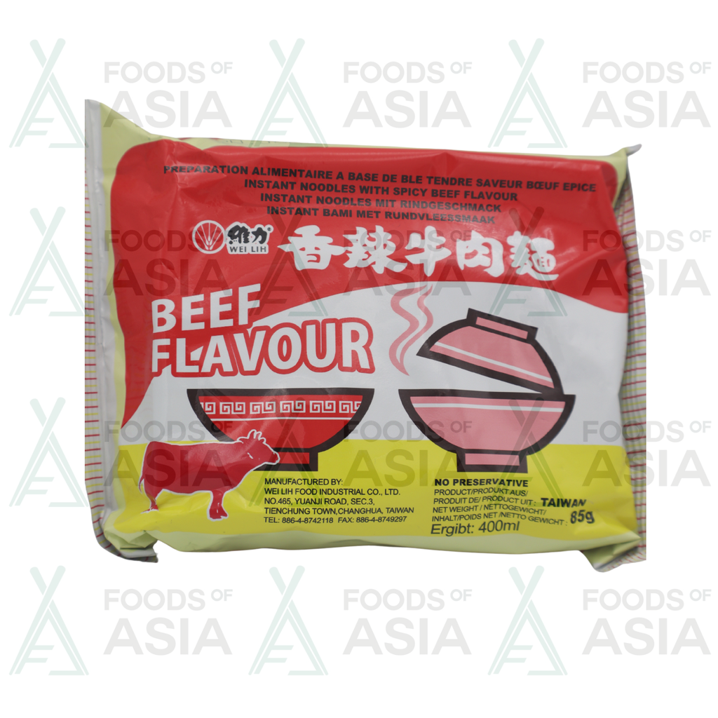 WEI LIH Instant Noodles Beef Spicy 85g