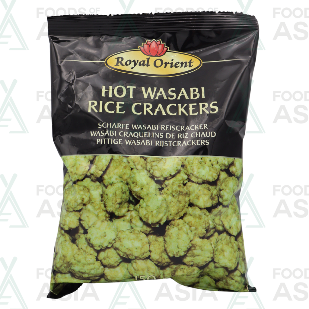 ROYAL ORIENT Rice Cracker Wasabi Hot 150g