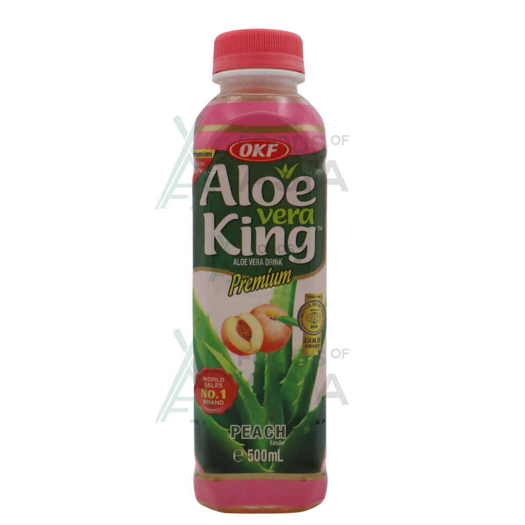 OKF Aloe Vera Drink Peach 500ml