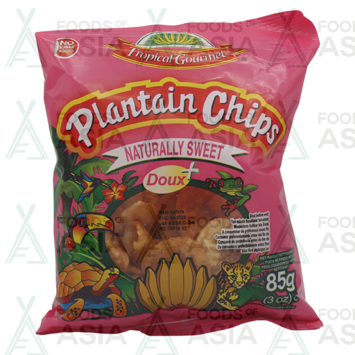 CHIPS PLANTAIN TROPICAL G. EXTRA SWEET 85GR