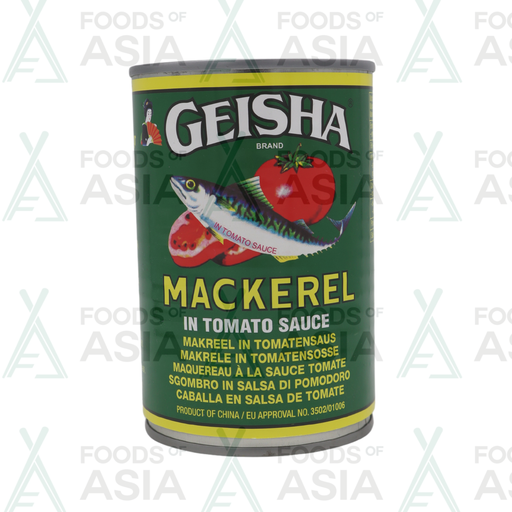 GEISHA MACKEREL IN TOMATO SAUCE 425G