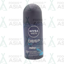 Nivea Men Deodorant Roller Deep Black Carbon Beat Maxx Tech 50ml