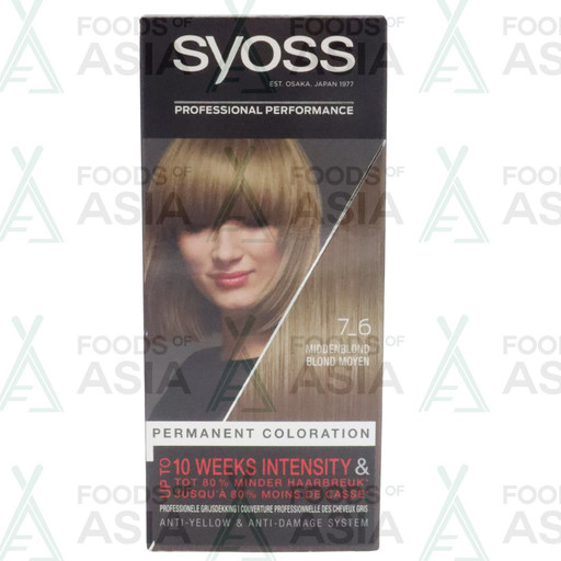 Syoss - Haarverf - 7_6 - Middenblond - 115ml
