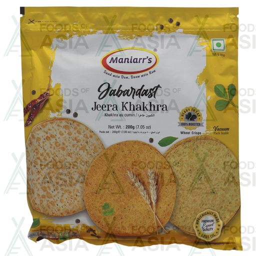 Maniarr's Jeera Khakhra 200g