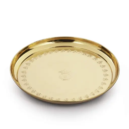 Brass Puja Thali 1pic