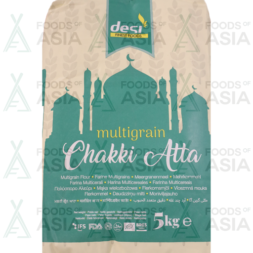 Desi Finest Foods Chakki Atta Multigrains 5kg