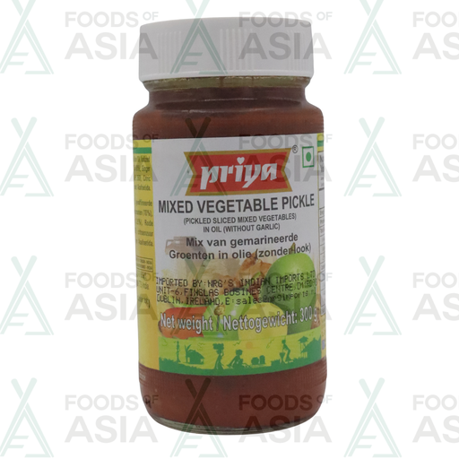 Priya Mixed Vegetable Pickle 300g