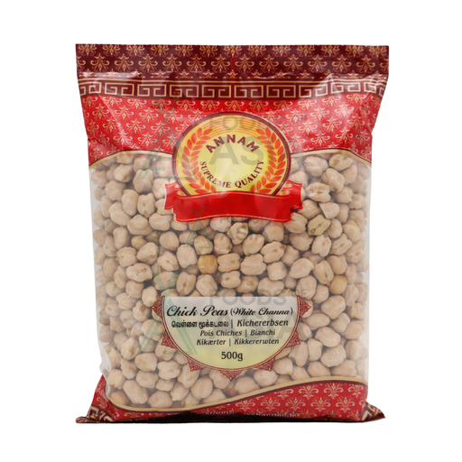 Annam Chick Peas (White Channa)500g