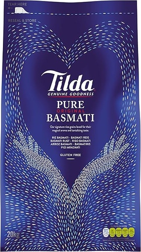 Tilda Pure Basmati 20kg