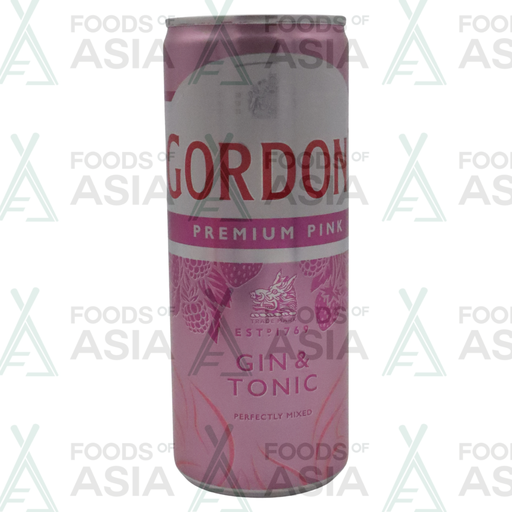 GORDON GIN & TONIC PINK 250ML