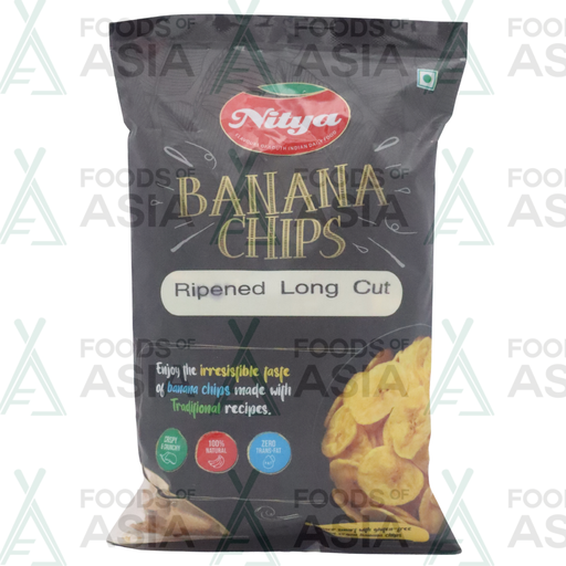 NITYA BANANA CHIPS RIPENED LONG CUT 150G