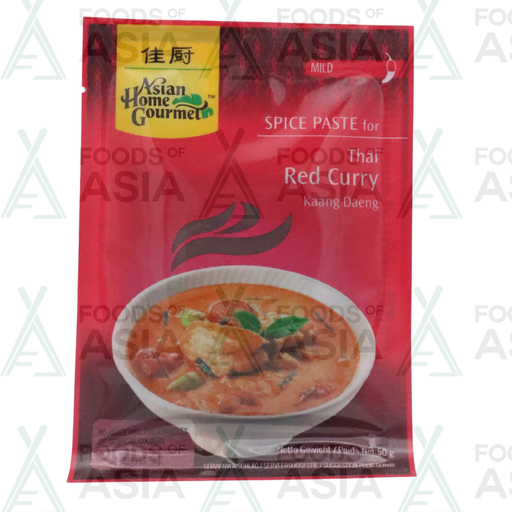 Asian Home Gourmet Spice Pasta Red Curry 50g
