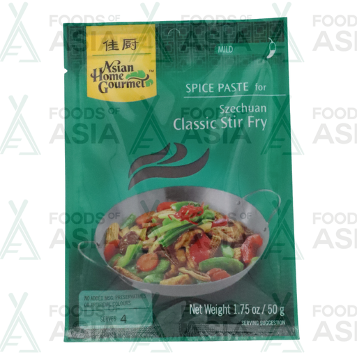 Asian Home Gourmet Szechuan Classic Stir-Fry Spice Paste 50g