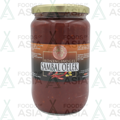Koningsvogel Chilli Paste Oelek 720g