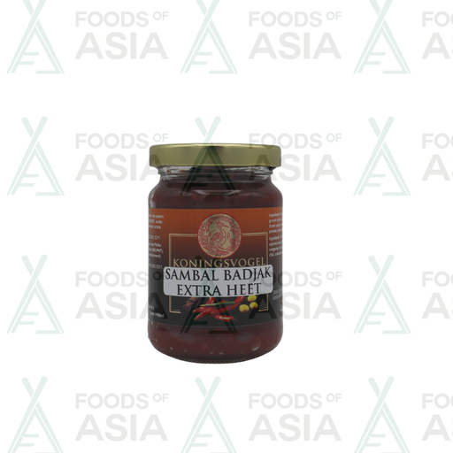 Koningsvogel Chilli Paste Badjak (Hot) 200g