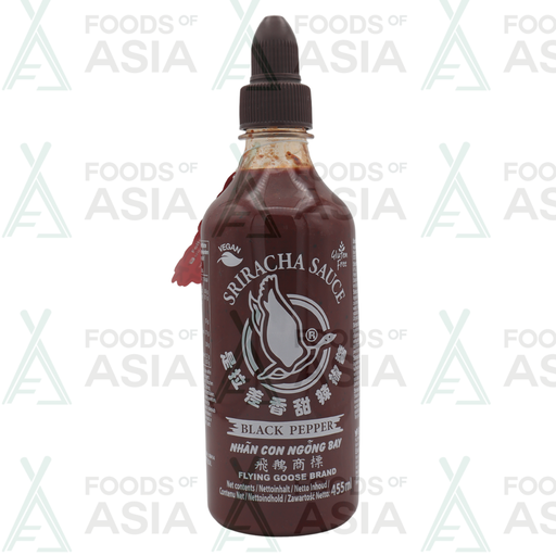 Flying Goose Sriracha Chilli Sauce wth Black Pepper 455ml