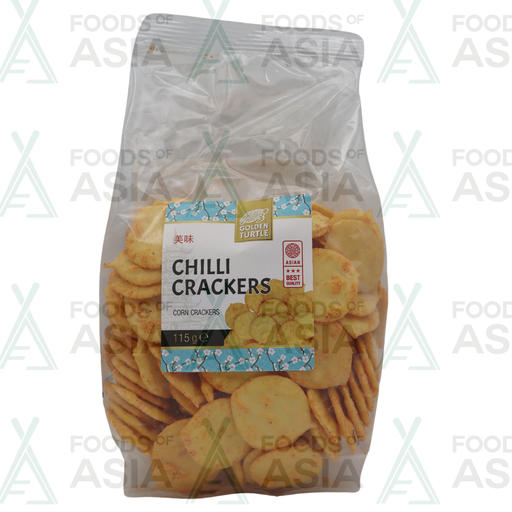 Golden Turtle Chili-Maïscrackers 115g