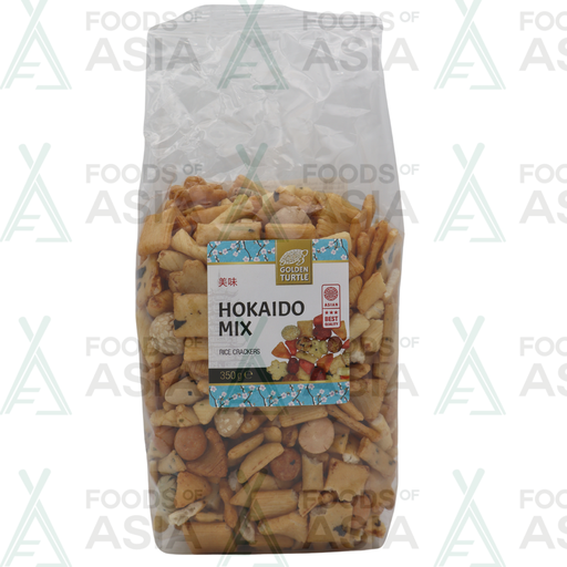Golden Turtle Hokaido Rijstcrackermix 350g