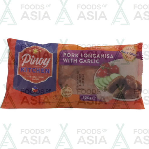 Pinoy Kitchen Pork Longanisa with Garlic 350g