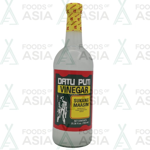Datu Puti Vinegar Glass Bottle - Sukang Maasim 750ml.