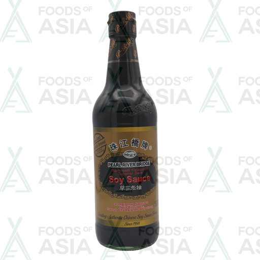 Pearl River Bridge Soy Sauce Dark Mushroom Flavor Superior 500ml