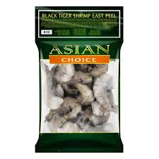 ASIAN CHOICE Black Tiger Shrimp HLSO/BL 1kg
